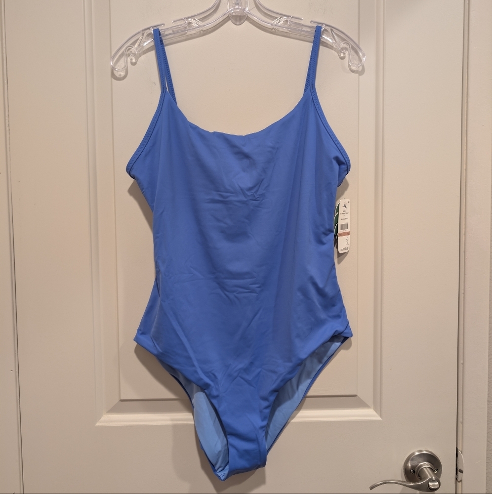 Tommy Bahama Blue One-Piece Swimsuit Size 12
